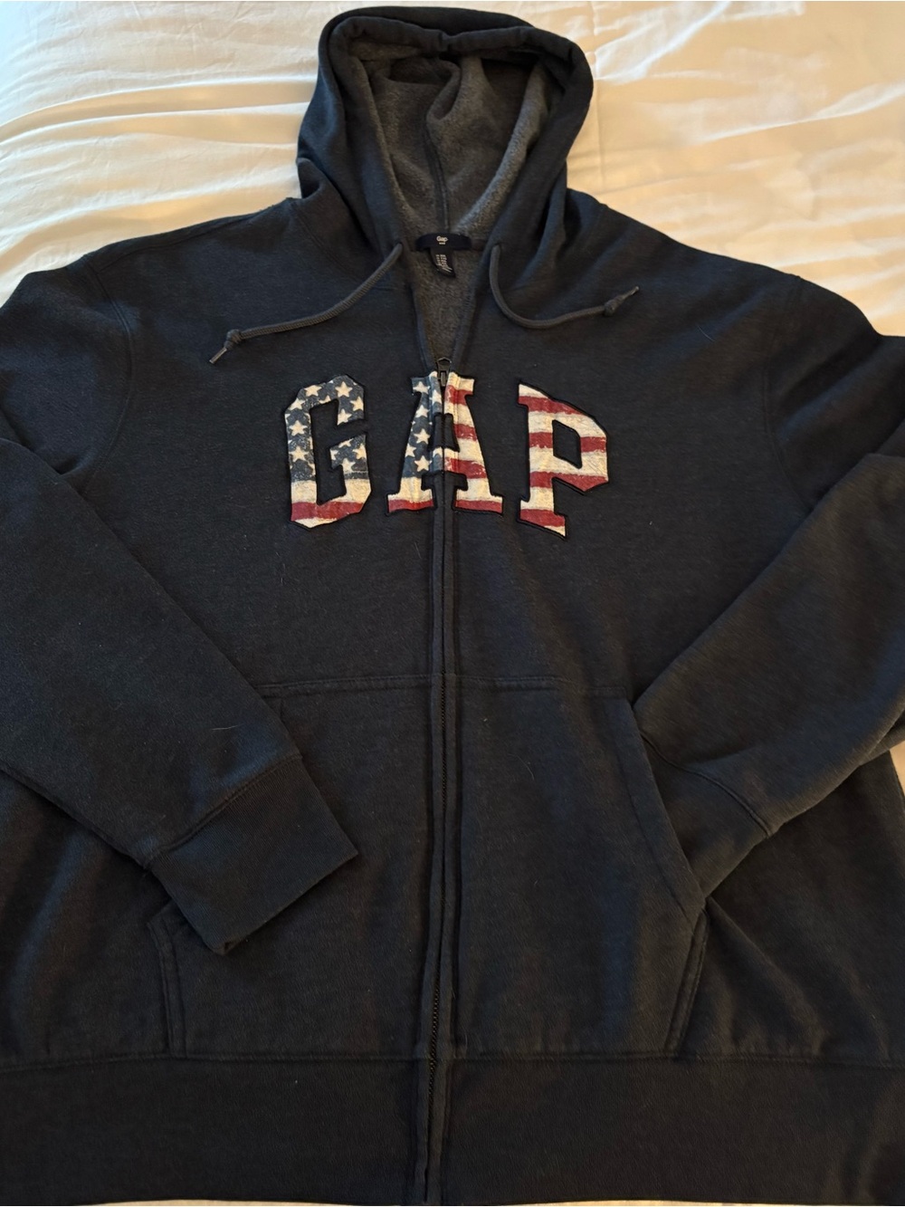 Men’s GAP Navy Full-Zip Hoodie XXL